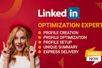create and professionally optimize your linkedin profile to get clients
