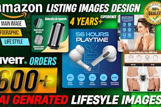 design amazon product infographic and listing images