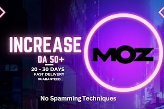 increase your domain authority moz da 50 plus