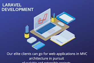 develop PHP laravel application and rest API for you