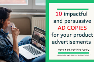 write compelling ad copy for your product advertisements