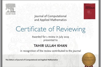 proofread mathematics articles, project papers, and dissertation