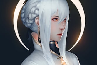 do digital illustration semi realism