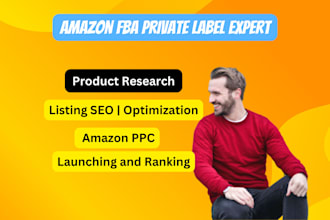 be your amazon virtual assistant and fba private label VA