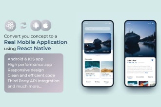 create custom and high quality hybrid app using react native