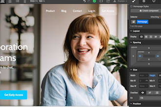do wized, xano, figma to webflow, webflow website development