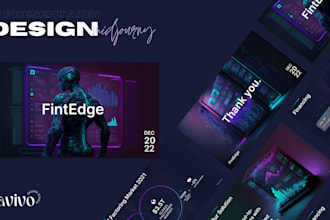 design an innovative presentation using ai