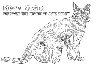 design animal zentangle coloring book for amazon KDP