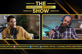 create streamyard, twitch, obs overlay for youtube podcast