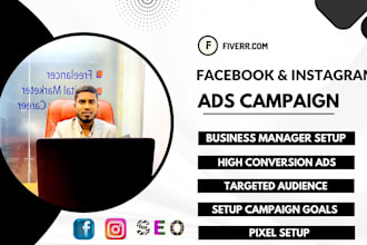 be your facebook ads campaign expert run instagram advertising