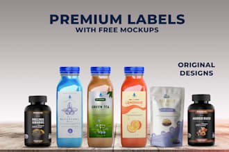 design professional product label