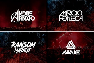 do dj music logo and ,producer, rap,musician, singer, rock, edm, band design