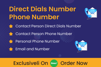 provide b2b lead generation direct phone number and email