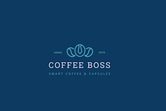 design best quality coffee boss logo