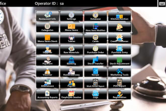 provide pos software for restaurant fast food café shops