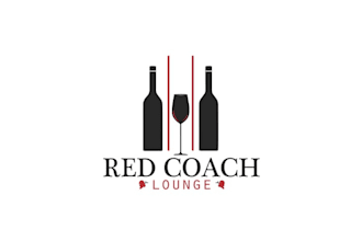 design premium red coach lounge logo