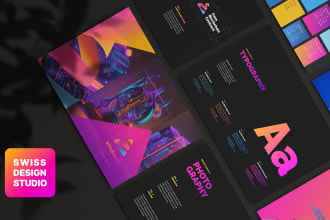 design brand style guides and minimalist logo