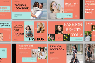 do powerpoint presentation design fashion presentation canva engaging PPT beauty