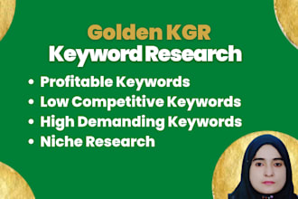 top golden kgr keyword research, top class SEO research