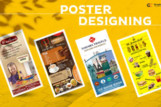 design restaurant, hotel, hospital, gym flyer, flex and post