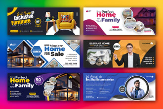 do facebook cover banner or header and outlook signature, linkedin cover ads