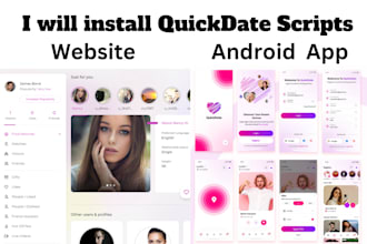 install quickdate website or android app