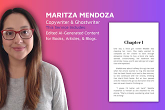 edit your chatgpt generated book content