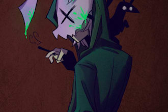 draw your ocs and fanart in my dark style