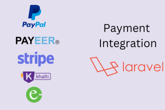 integrate payment gateway to laravel web app