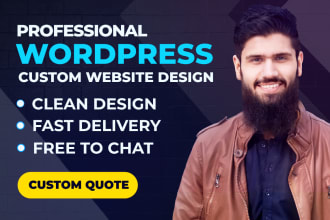 create responsive wordpress website design in elementor