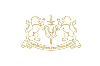 design original crest logo with my creative thinking