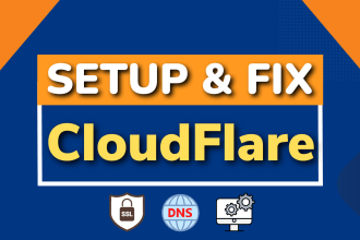 expertly setup cloudflare and fix CDN, SSL, and dns issues