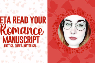 beta read your romance manuscript