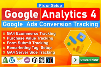 google analytics 4, ga4 ecommerce tracking, ads conversion tracking by GTM