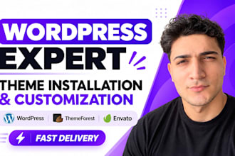 install and customize themeforest, envato elements wordpress theme, demo import