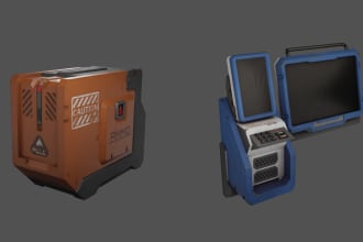 model 3d scifi assets for your game