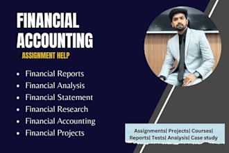 do accounting for new startups, ratio analysis, report and projection