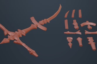 high quality stl model for 3d printing