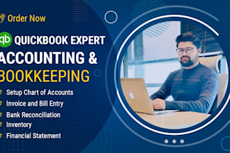 do professional bookkeeping and accounting in quickbooks and excel
