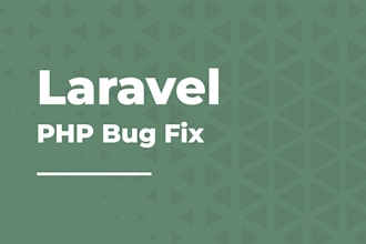 fix, debug and resolve your PHP, laravel or API issues fast