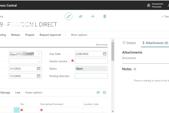 do bookkeeping in microsoft dynamics 365 business central