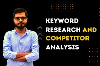 do profitable seo keyword research and competitor analysis