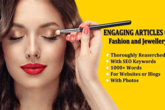 write engaging fashion and jewelry blog articles