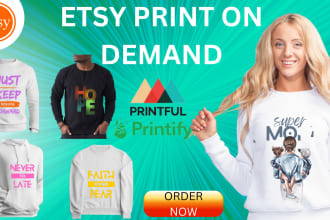 etsy print on demand etsy shop promotion etsy mockup etsy printify etsy printful