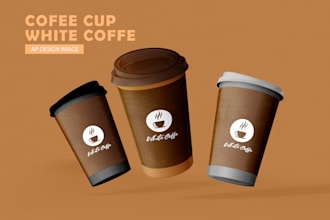 make a drink cup product packaging design