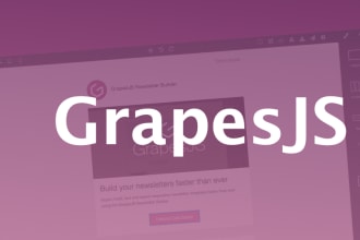do grapesjs development with vue react angular next