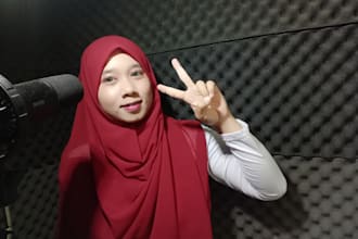 record character kids voice in indonesian