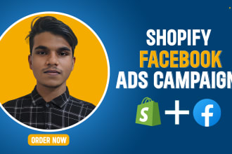 be your expert shopify facebook ads campaign manager for high sales