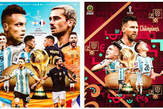 do professional football matchday poster design