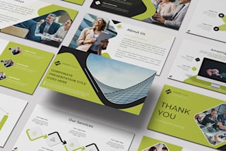 design modern powerpoint presentation pitch deck google slides PPT template